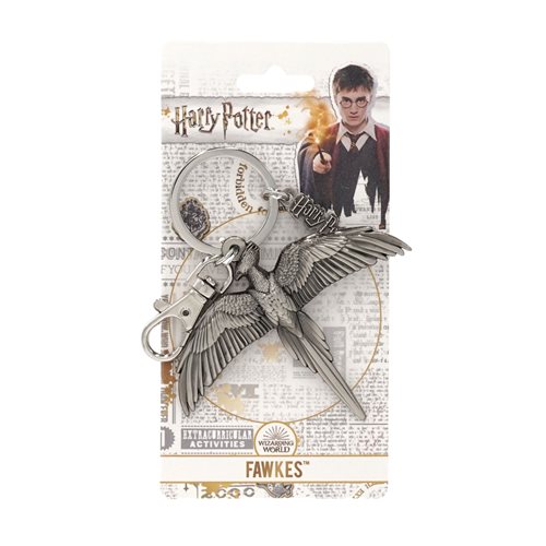 Harry Potter Fawkes the Phoenix Pewter Key Chain