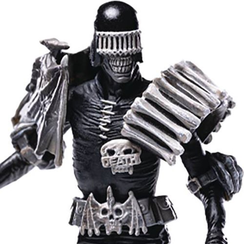 Judge Dredd Judge Death Black and White 1:18 Scale Exquisite Mini Action Figure - Previews Exclusive