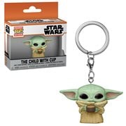 Star Wars: The Mandalorian The Child with Cup Pop! Key Chain