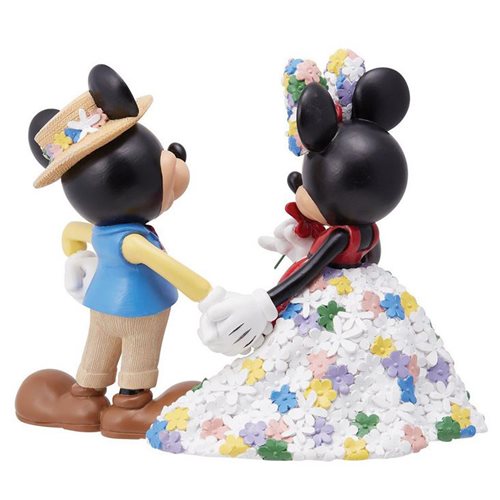 Disney Showcase Mickey and Minnie Mouse Botanica Collection Statue