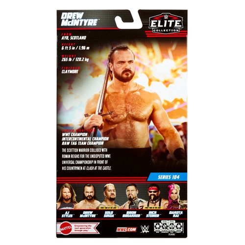 WWE Elite Collection Series 104 Drew McIntyre Action Figure