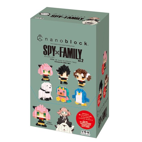 Spy x Family Series 2 Nanoblock Mininano Constructible Figure Set of 6