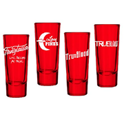 True Blood Red Shooter Glass 4-Pack