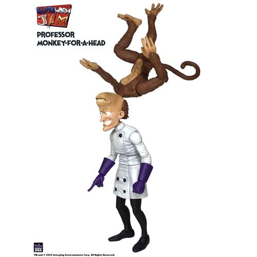 Earthworm Jim Professor Monkey-For-A-Head Action Figure