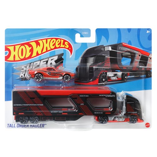 Hot Wheels Super Hauling Rig and Car 2024 Mix 4 Case of 6