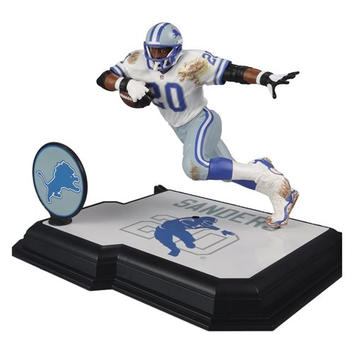 NFL SportsPicks Detroit Lions Barry Sanders 7-Inch Scale Posed Figure