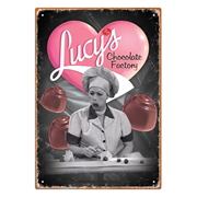 I Love Lucy Chocolate Factory Tin Sign