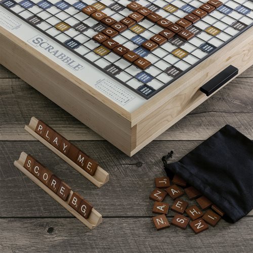Scrabble Luxe Maple Edition Game