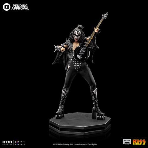 KISS Gene Simmons Limited Edition 1:10 Art Scale Statue