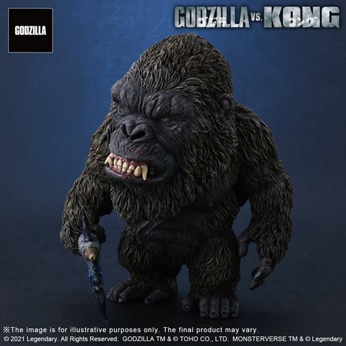 Godzilla vs. Kong 2021 Kong Defo Real Soft Vinyl Statue