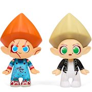 Bride of Chucky Chucky and Tiffany Trollify Mash-Up 5-Inch Vinyl Figure 2-Pack
