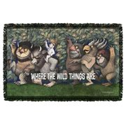 Where the Wild Things Are Wild Rumpus Dance Woven Tapestry Throw Blanket