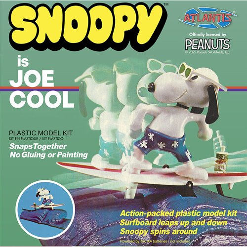 Peanuts Snoopy Joe Cool Surfing Motorized Model Kit