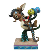 Disney Traditions Jiminy Cricket Seahorse Statue