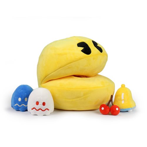 Pac-Man Hungry Pac-Man with Sound Large Plush Set