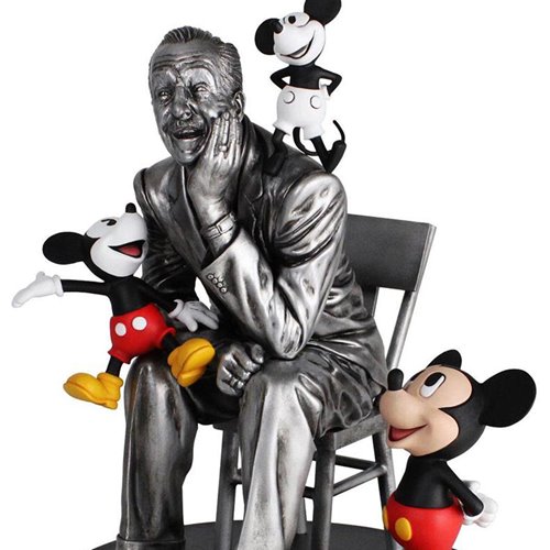 Grand Jester Studios Disney 100 Walt Disney with Mickey Mouse Statue