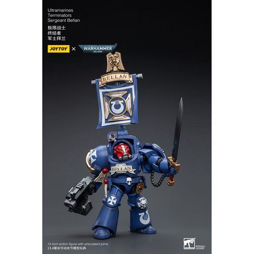 Joy Toy Warhammer 40,000 Ultramarines Sergeant Bellan 1:18 Scale Action Figure