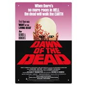 Dawn of the Dead One Sheet Tin Sign
