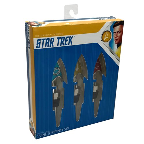 Star Trek The Original Series Delta Bottle Stopper 3-Pack