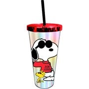 Peanuts Snoopy Joe Cool 20 oz. Foil Cup with Straw