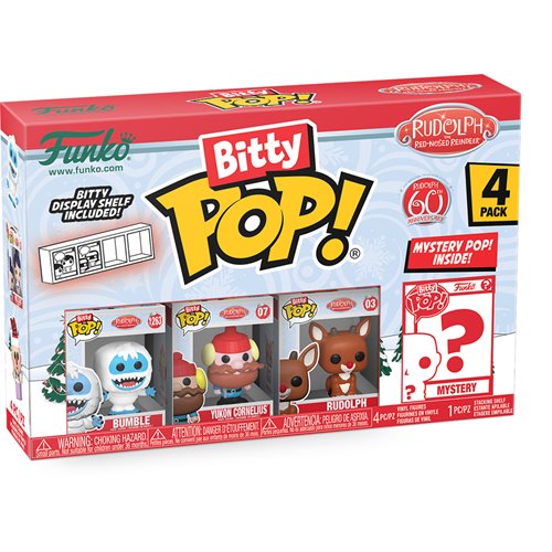 Rudolph the Red-Nosed Reindeer Bumble Funko Bitty Pop! Mini-Figure 4-Pack