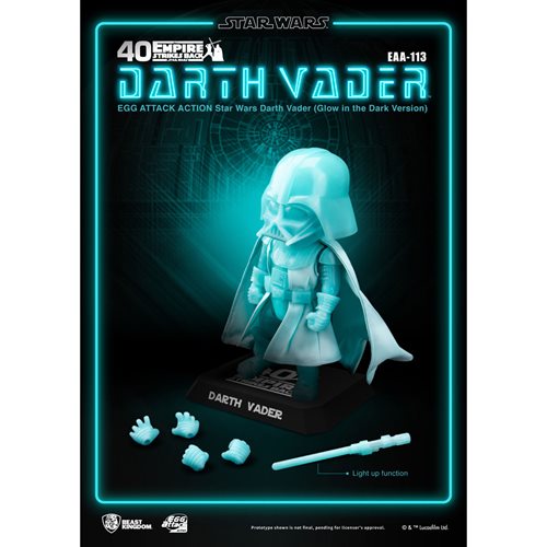 Star Wars Darth Vader Glow-in-the-Dark EAA-113 Action Figure