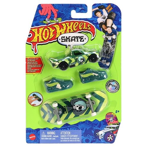 Hot Wheels Skate Collector Fingerboard and Vehicle Pack 2024 Mix 3 Random Set of 2