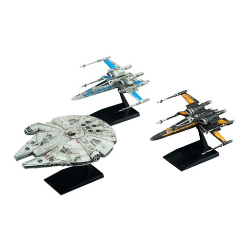Star Wars: The Last Jedi Resistance Vehicle 1:144 and 1:350 Plastic Model Set