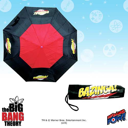 The Big Bang Theory BAZINGA! Tri-Fold Umbrella