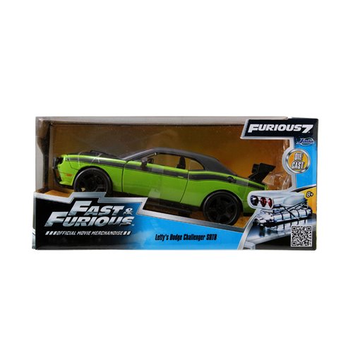 Fast and the Furious 7 Letty's 2008 Dodge Challenger SRT8 1:24 Scale Die-Cast Metal Vehicle
