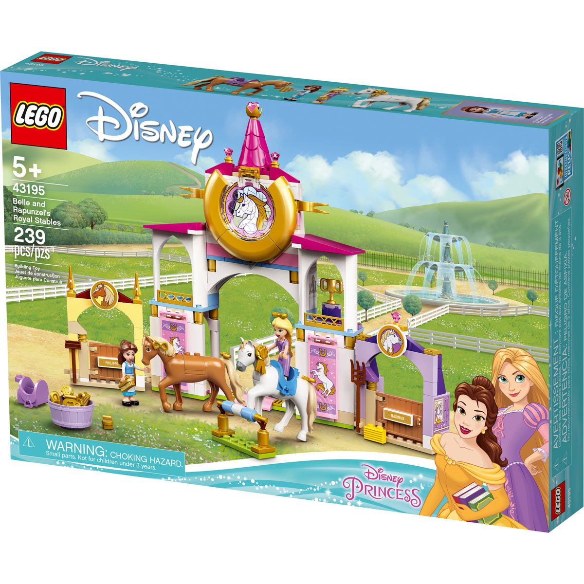 LEGO 43195 Disney Belle and Rapunzel's Royal Stables 