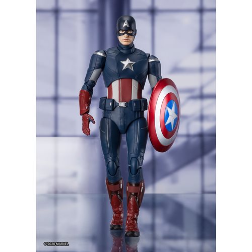 Avengers: Endgame Captain America Cap vs Cap SH Figuarts Action Figure