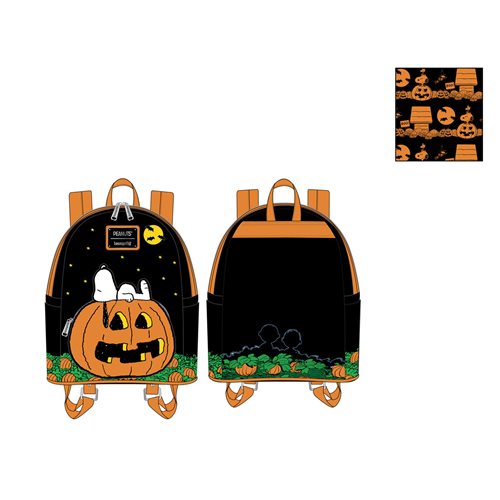 Peanuts Snoopy and the Great Pumpkin Glow-in-the-Dark Mini-Backpack