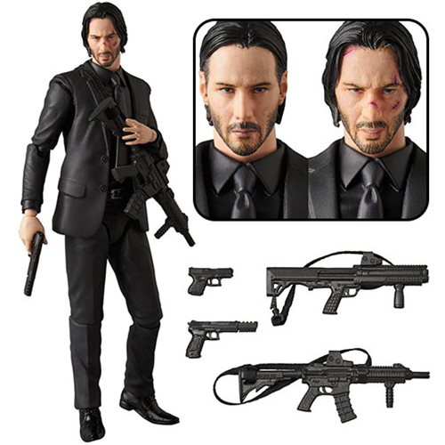 Mafex No.085 John Wick Chapter 2 Keanu Reeves Action Figure New in Box 