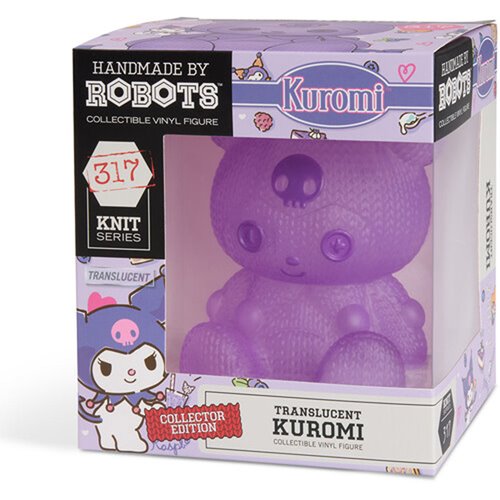 Hello Kitty and Friends Kuromi #317 Translucent Handmade by Robots Vinyl Figure