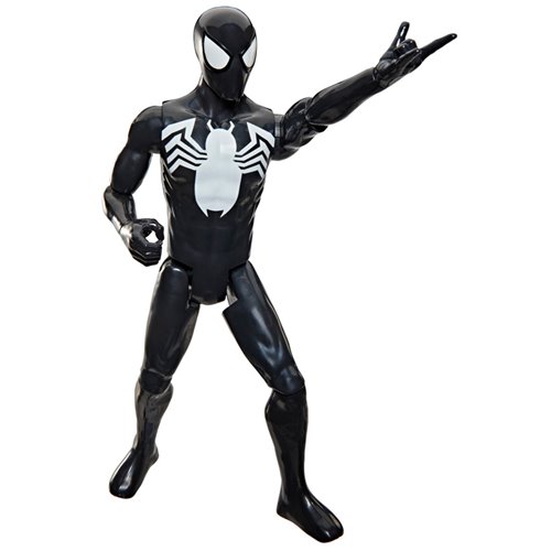Spider-Man Titan Series Spider-Man Black Suit 12-Inch Action Figure
