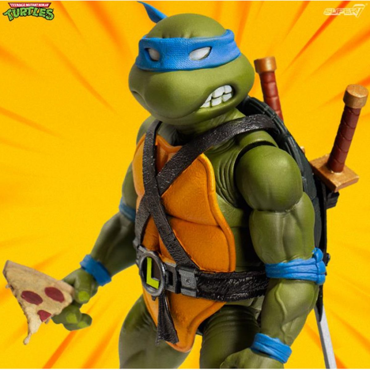 Leonardo Teenage Mutant Nina Turtles Ultimates TMNT 18 Action Figur Super7 
