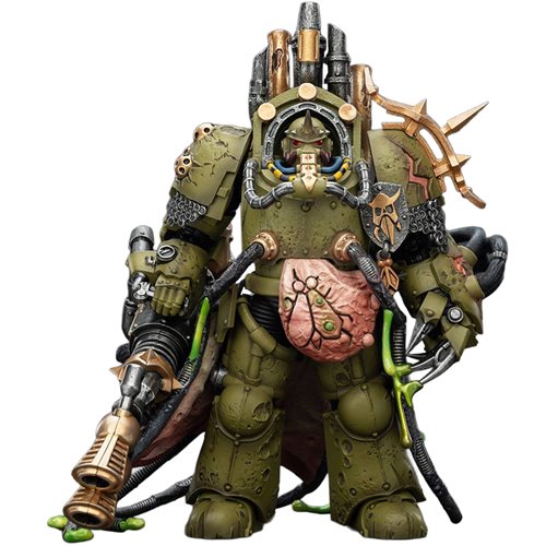 Joy Toy Warhammer 40,000 Death Guard Lord of Virulence with Power Fist and Twin Plague Spewer 1:18 Scale Action Figure