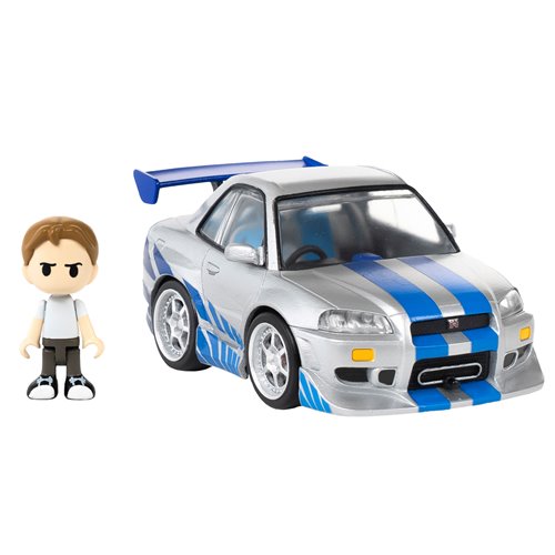 Fast & Furious QV-02 Nissan Skyline GT-R (R34) Q Village Model Kit Set
