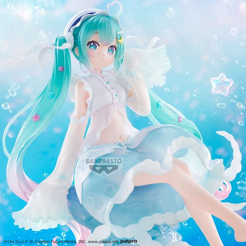 Vocaloid Hatsune Miku Jellyfish Banpresto Evolve Clearluxe Statue