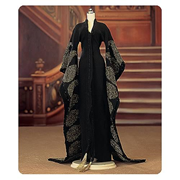 Titanic Black Kimono Dressing Gown Outfit