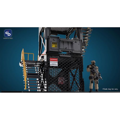 Scene in Box Watchtower 1:24 Scale Building Diorama