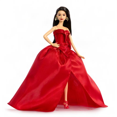 Barbie 2026 Holiday Barbie Doll with Black Hair