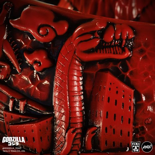 Destroy All Monsters Godzilla Fire Dragon Variant Limited Edition Tiki Scorpion Bowl