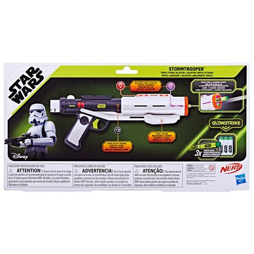 Star Wars NERF GlowStrike Stormtrooper Triple Strike Blaster
