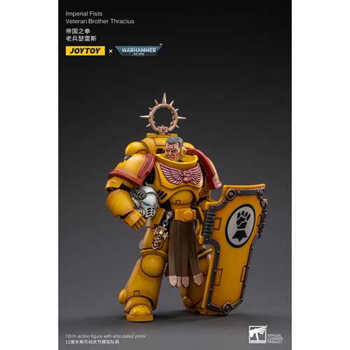 Joy Toy Warhammer 40,000 Imperial Fists Veteran Brother Thracius 1:18 Scale Action Figure