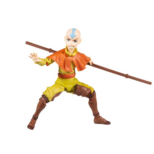 Avatar: The Last Airbender Wave 1 Aang Figura de acción de 7 pulgadas