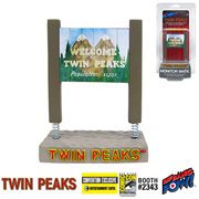 Twin Peaks Welcome to Twin Peaks Sign Monitor Mate Bobble - Convention Exclusive
