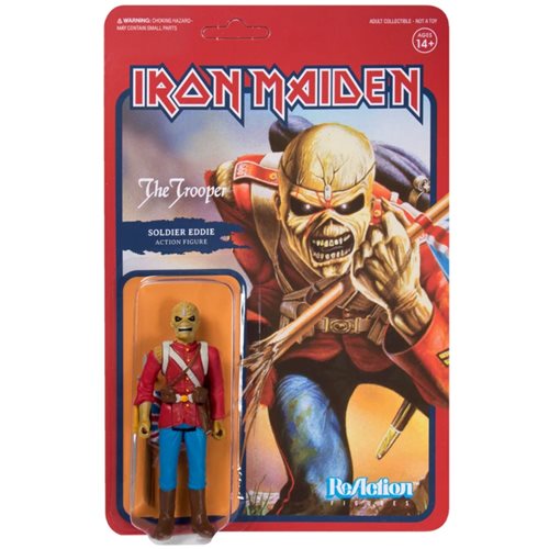 Iron Maiden The Trooper 3 3/4-Inch ReAction Figure