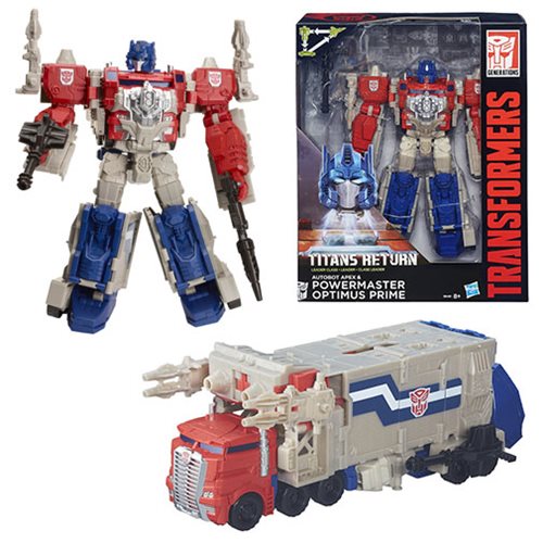 Transformers Generations Leader POWERMASTER OPTIMUS PRIME Action Figure